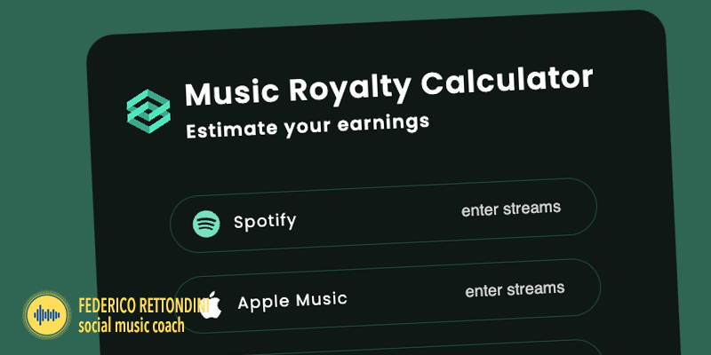 Calcola le royalty della musica in streaming
