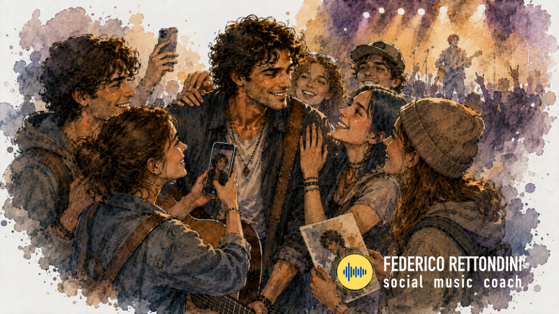 L'artista musicale deve capire il suo pubblico di nicchia, non cercare la massa.
